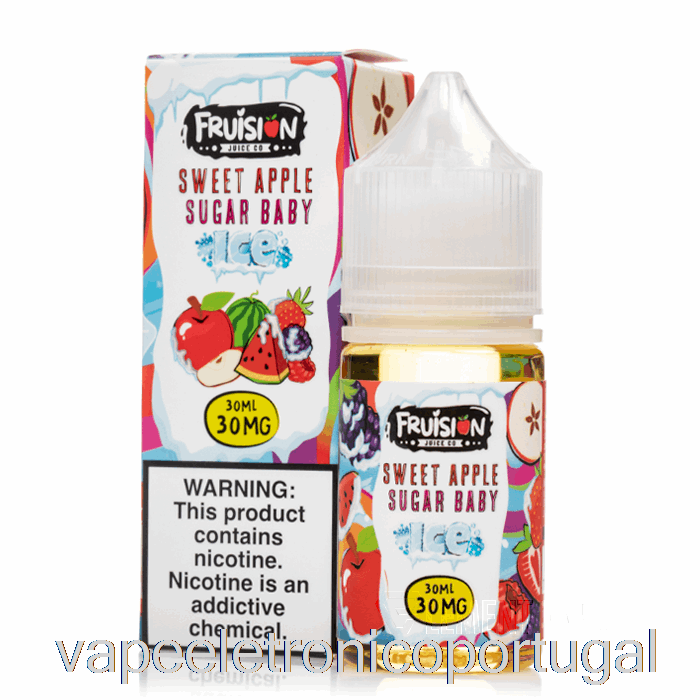Vape Eletronico Iced Sweet Apple Sugar Baby - Sais De Fruta - 30ml 50mg
